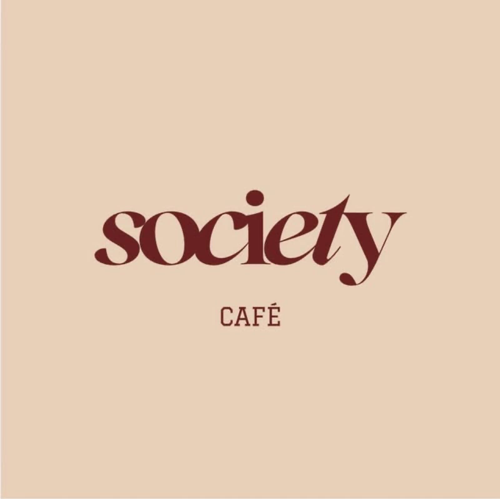 Society Cafe wordmark post from Instagram